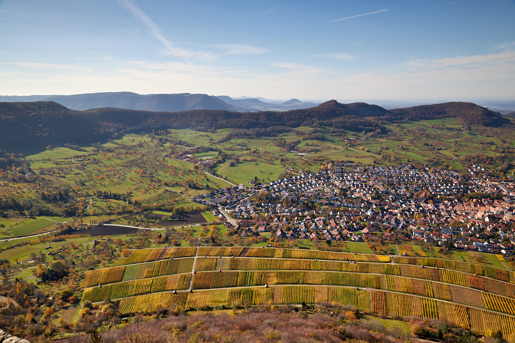 Blick von Burg Hohenneuffen Blick von Burg Hohenneuffen