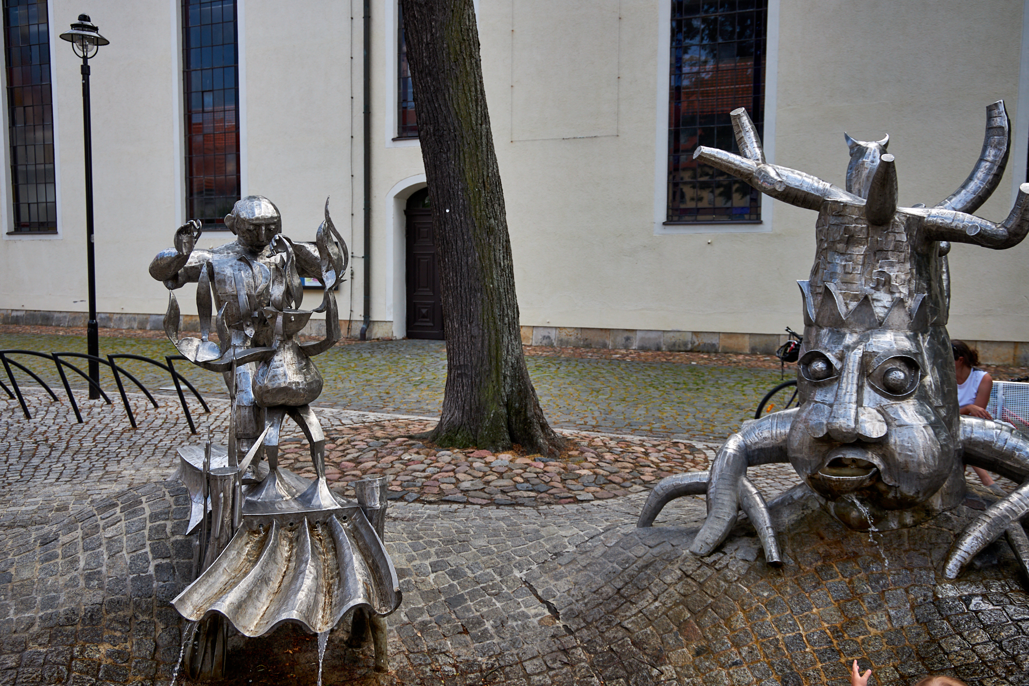 Lübbenau - Brunnen am Marktplatz