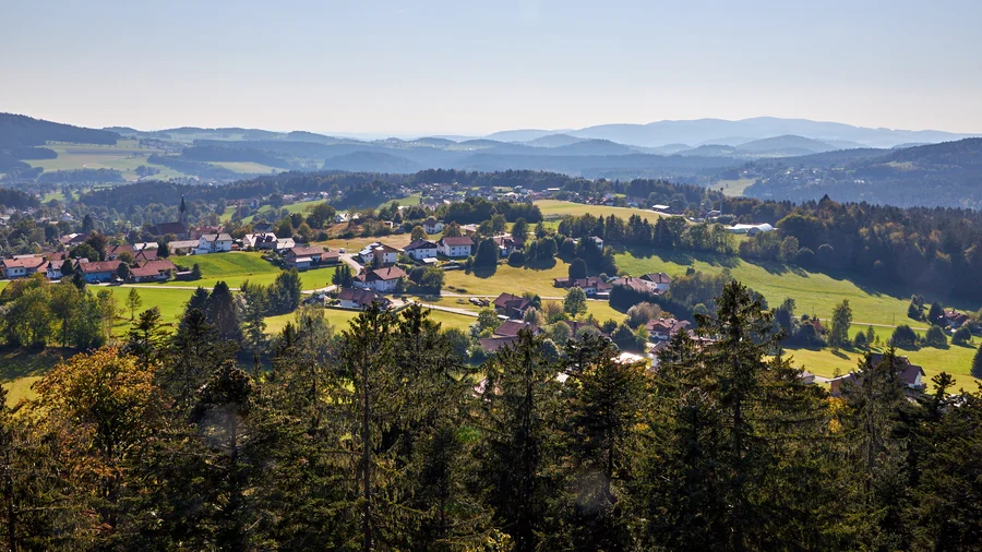 Am Nationalparkzentrum Lusen