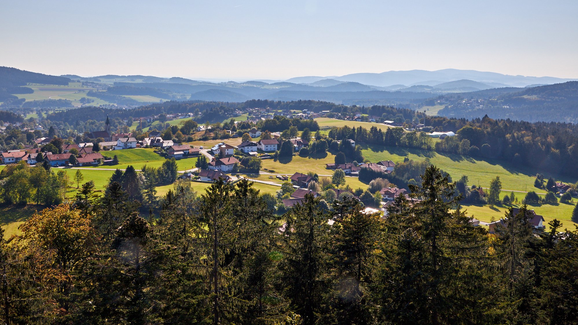 Am Nationalparkzentrum Lusen