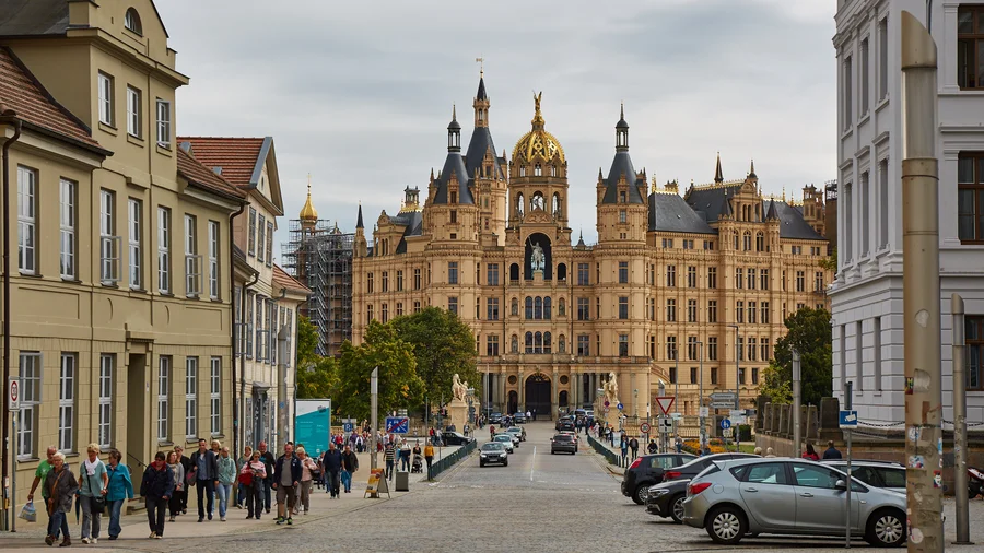 Blick auf das Schloss von der Altstadt