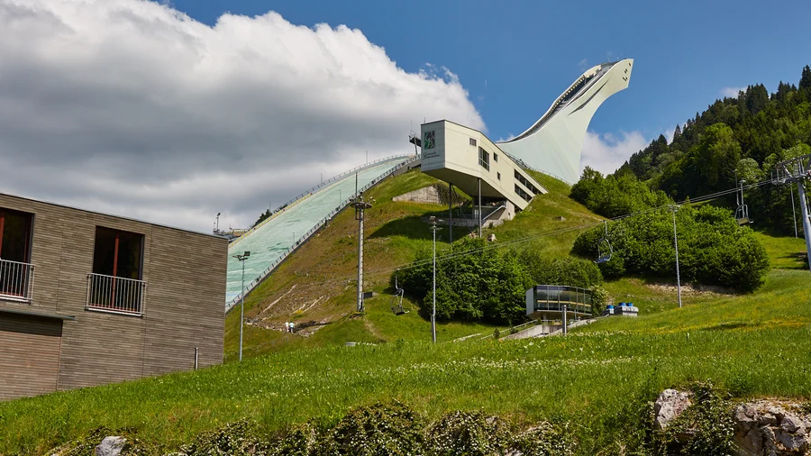 Skistadion - Ausgangspunkt zur Partnachklamm