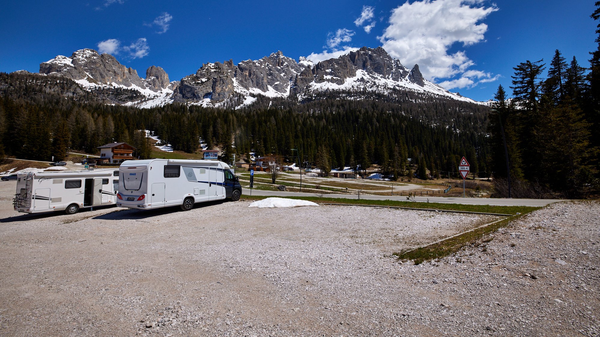 Stellplatz am Misurina See