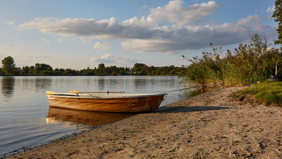 Strand am Müritzarm bei Rechlin