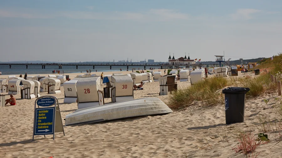 Am Strand von Usedom