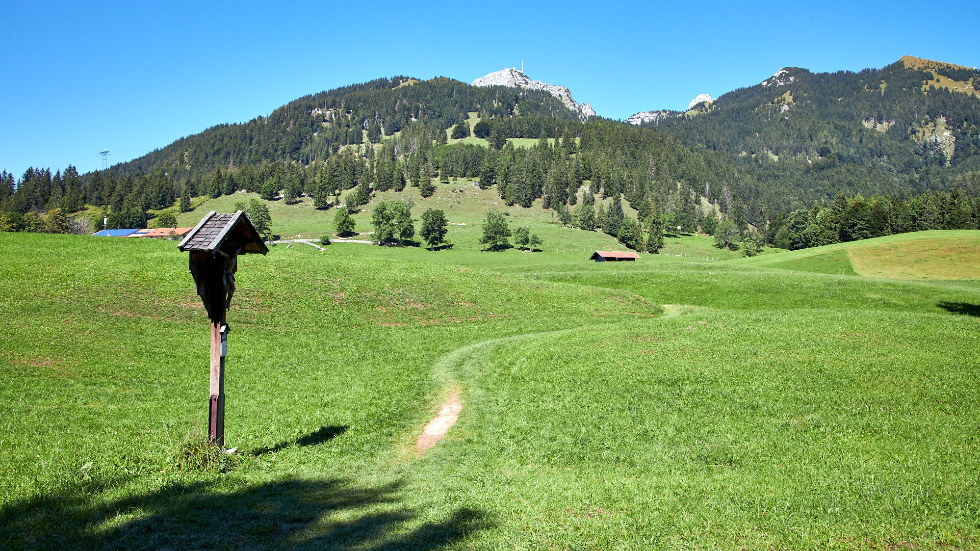 Die Almen unterhalb vom Wendelstein