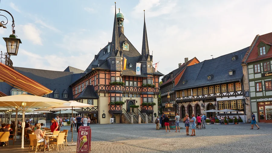 Der Marktplatz von Wernigerode
