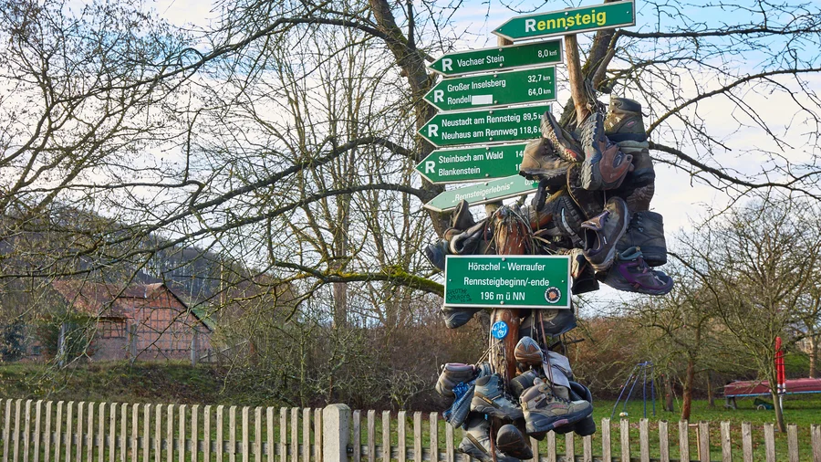 Rennsteig bei Hörschel