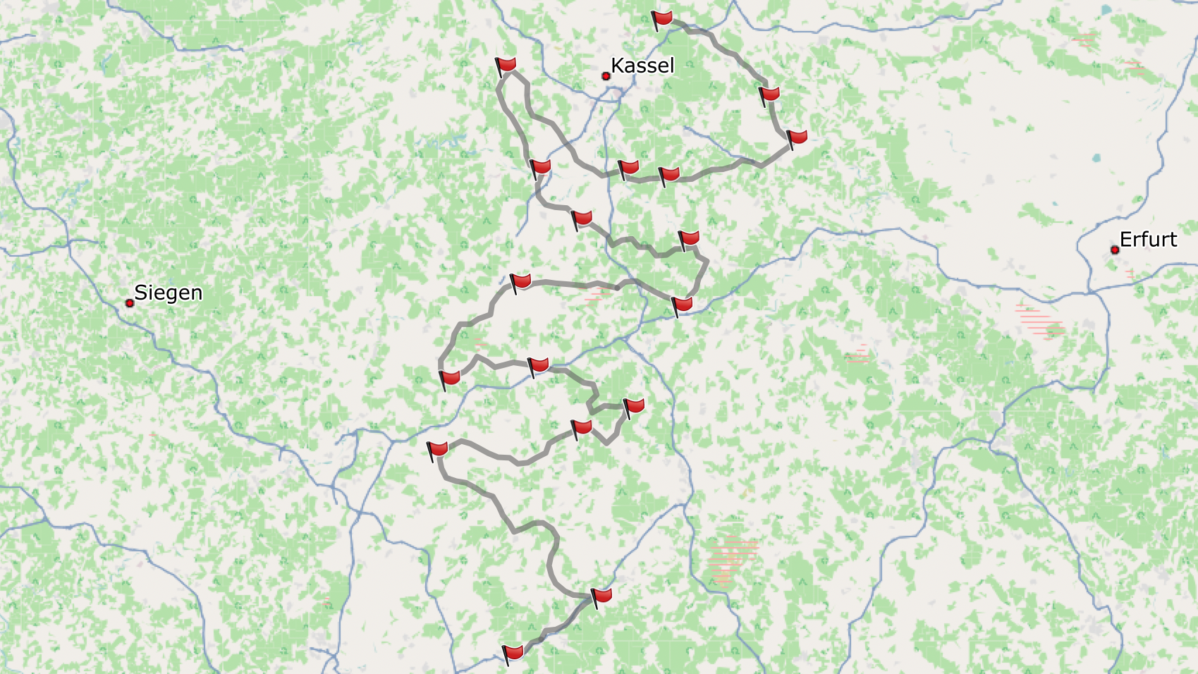 Fachwerkstraße - vom Weserbergland bis zum Spessart