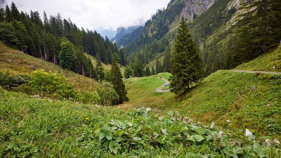 Aufstieg zur Speicherhütte Grenzstein 147