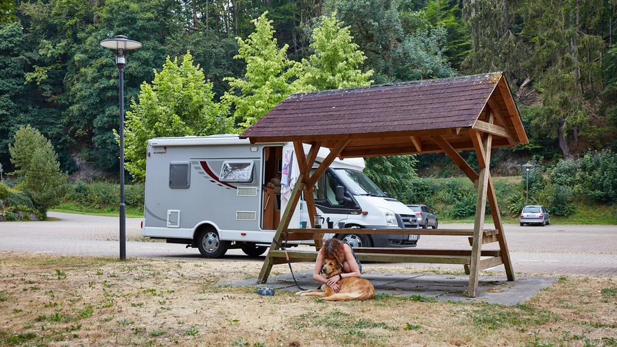 Wohnmobilstellplatz Altenbrak an der Bode