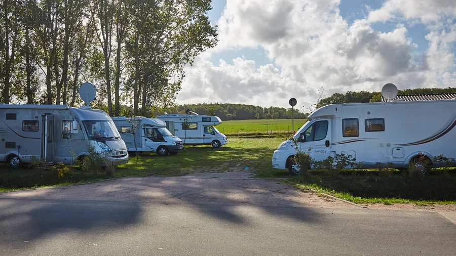 Stellplatz am Ostseecamping Salzhaff